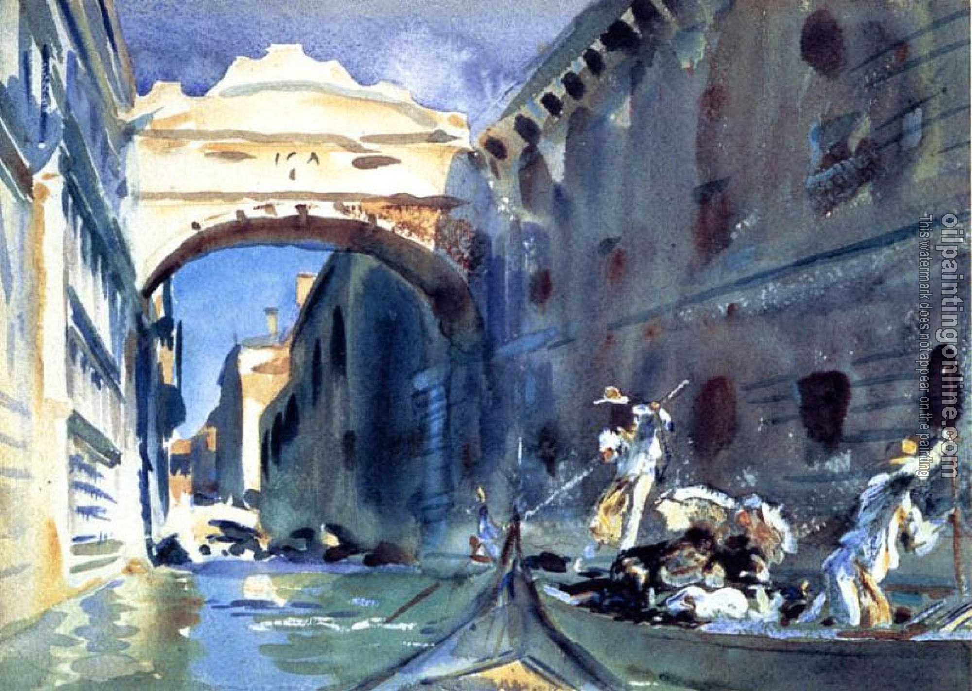 Sargent, John Singer - Bridge of Sighs